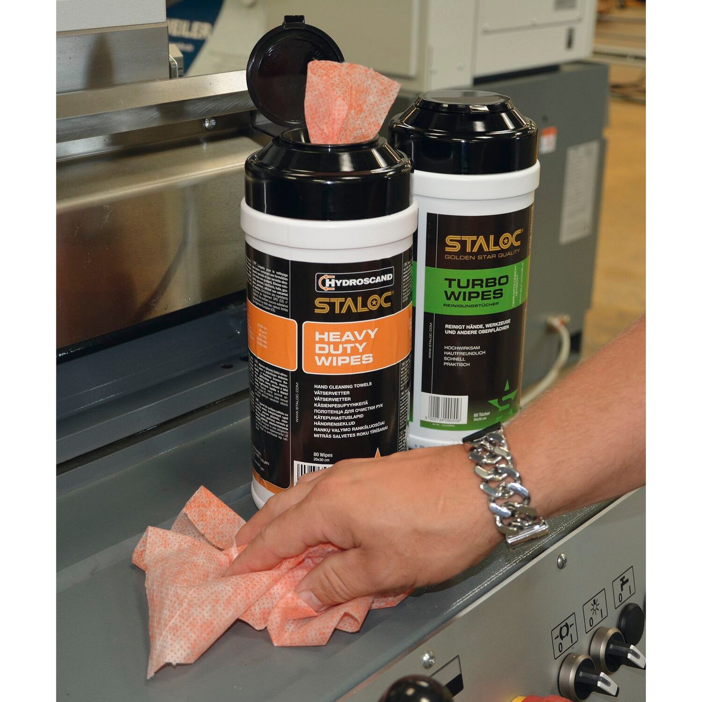 STALOC Heavy Duty Wipes Reinigungstücher 80St