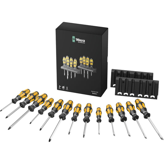 WERA Schraubendreher-Satz Big Pack 900 Schlitz/Phillips/Pozidriv/Torx®13-tlg