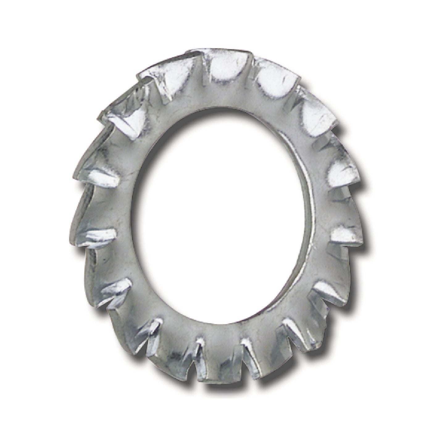 DIN6798A M8 verzinkte Fächerscheiben aussengezahnt - Packung 1000Stk.
